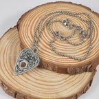 1/5/10 Piece Surgical Stainless Steel Heart Shape Pendant Ouija Board Planchette Necklace Cain Fashion Jewelry