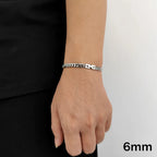 Black Cuban Chain Bracelet Stainless Steel Miami