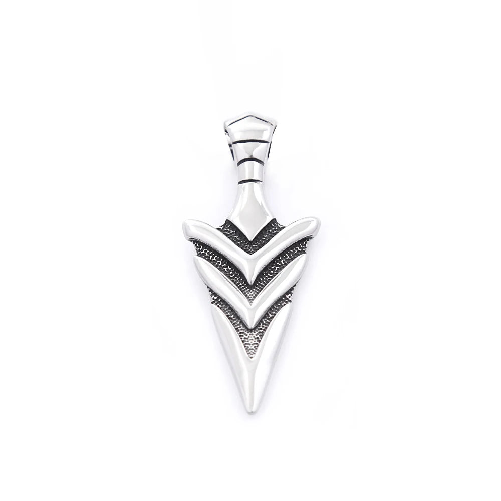 Arrow Pendant — Stainless Steel