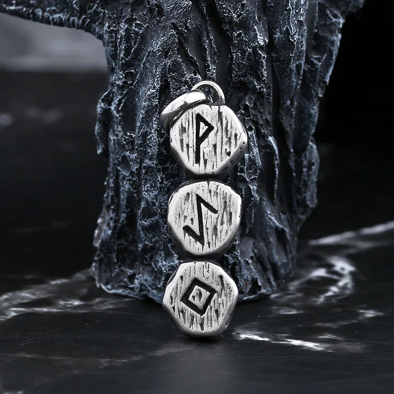 Odin Viking Stainless Steel Pendant Necklace