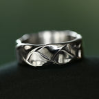 Fashion Punk Geometric Rhombus Rings Stainless Steel Hip Hop Rock Simple Ring For Men Women Trendy Jewelry Gift