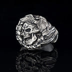 Gothic Skull Ring — 925 Silver
