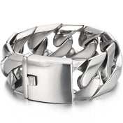 Chunky Cuban Bracelet 31mm — Stainless Steel