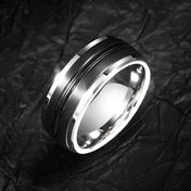 Rings For Men 9mm Original Male Classics Black Lassa Craft Comfort Fillet Party Engagement Gift Jewelry,Engraving