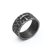 Cross Ring — 316L Stainless Steel