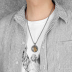 St. Christopher Pendant — Stainless Steel
