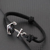 Nautical Anchor Grade A String Bracelet Men Women Braided Sliding Adjustable Braslet Adventure Surfing Hombre Jewelry