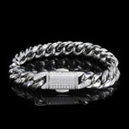 Black Cuban Bracelet Stainless Steel 12MM PVD