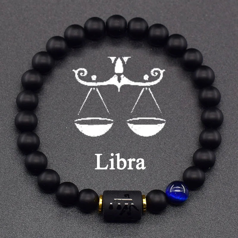 12 Zodiac Signs Bracelet Homme 12 Constellation Jewelry for Women Scorpio Gemini Sagittarius Bracelet Friendship Gift Whoelsales