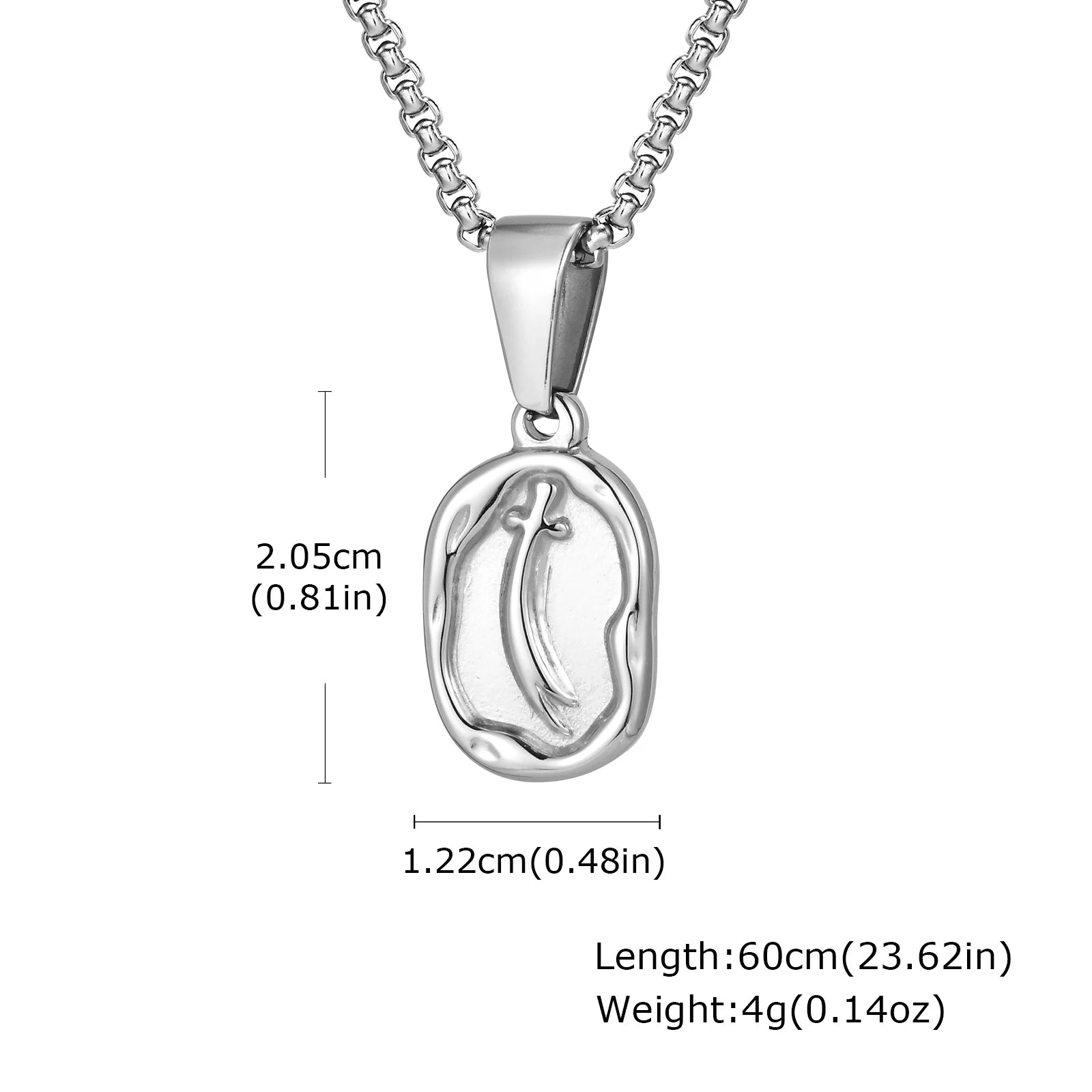 Islamic Sword Pendant Necklace — Stainless Steel