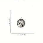 Skull Pendant Necklace — Gothic Sweater Chain