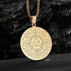 Celtic Trinity Knot Pendant Necklace — Zinc Alloy