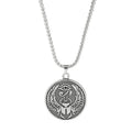 Ancient Egyptian Sun Eye of Horus Pendant Necklace for Men and Women Eagle-Headed God Omniscient Eye Amulet Jewelry Gift