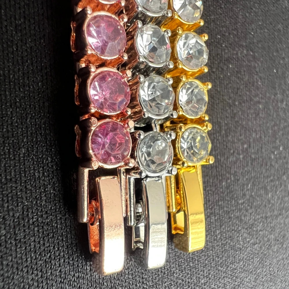 4mm Tennis Chain Necklace & Bracelet Set — Two-Tone