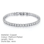 Tennis Bracelet Stainless Steel 4MM Iced Out