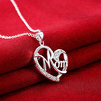 Iced Out Heart 925 Silver Pendant Necklace