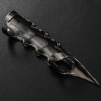 Armour Knuckle Full Finger Double loop Activity Ring For Men Punk Gothic Open Ring Jewelry Anime Cosplay Halloween Accessories