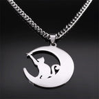 Gothic Celtic Knot Pendant Necklace — Stainless Steel