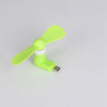 Creative Mini Portable Micro Fan Mobile Phone Mini Fan Charging Treasure Cooling Fan USB Gadget Fans Tester For Type-C