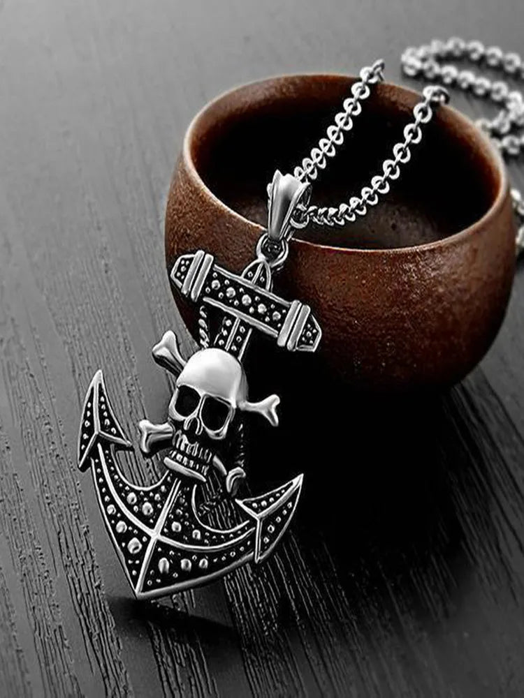 Fish Steel Pendant European American Pirate Retro