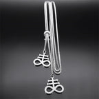 Leviathan Cross Pendant — Stainless Steel