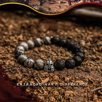 Block Volcanic Lava Stone Bracelet Men Black Classic Matte Obisidian Labradorite Bead Jewelry Women Birthday Gift for