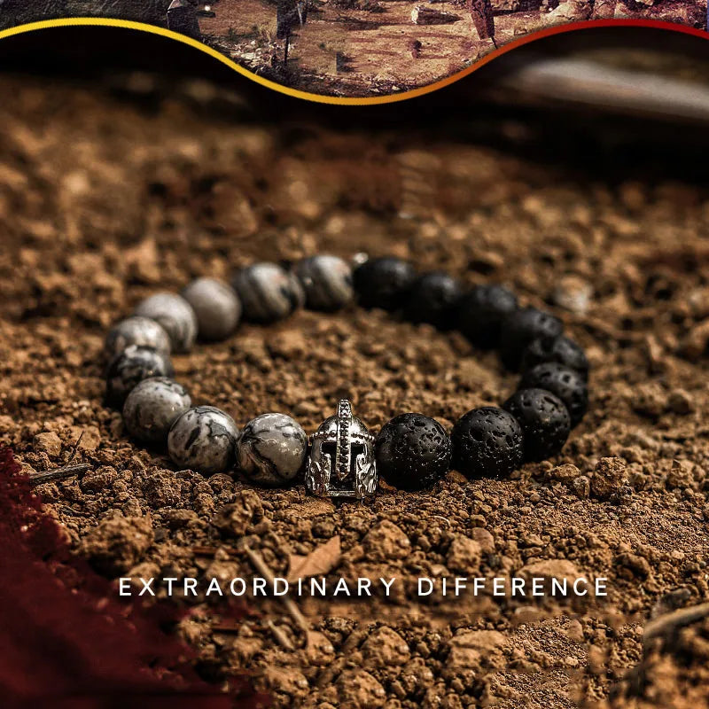 Block Volcanic Lava Stone Bracelet Men Black Classic Matte Obisidian Labradorite Bead Jewelry Women Birthday Gift for