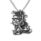 Gothic Cross Steel Pendant European American Retro