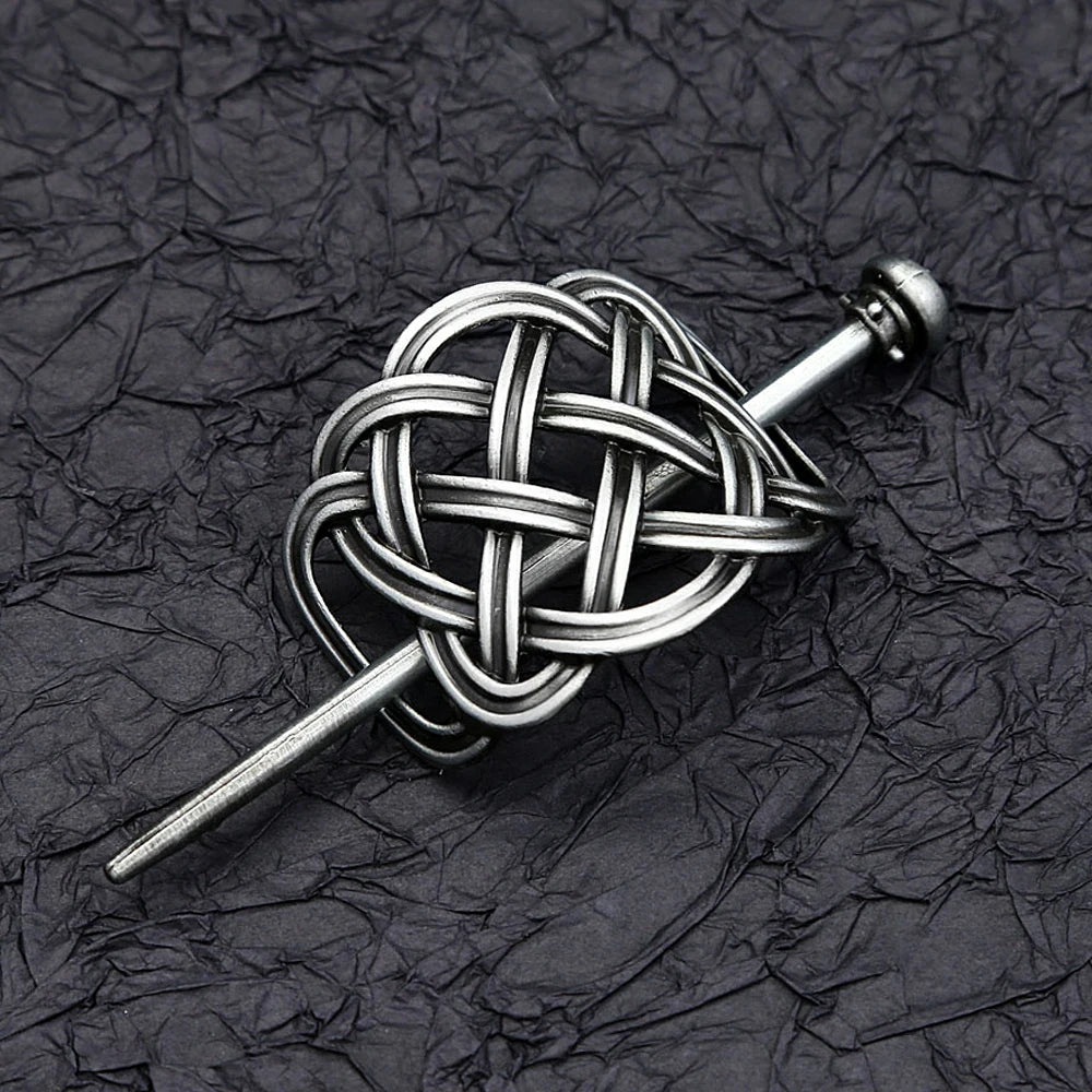 Viking Steel Jewelry Vintage Celtic Knot Hair