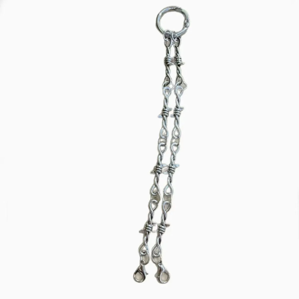 1pc Trendy Metal Shoe Chain - Gothic Skull Moth Pendant Classic Combat Boot Accessories Punk Charm Street Style Shoe
