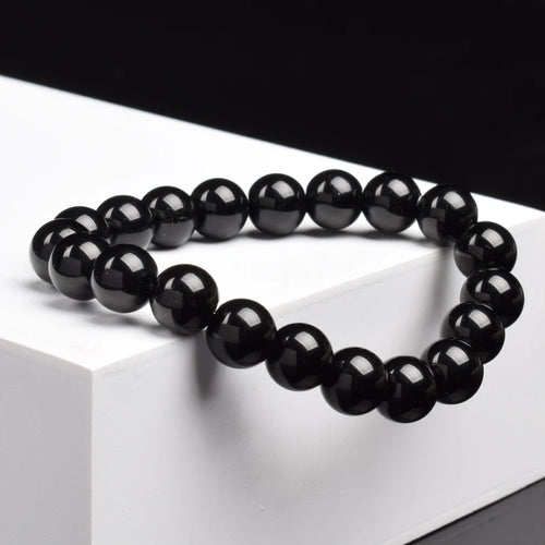 Black Onyx Beaded Bracelet 8MM