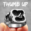 Thumb Up Ring Stainless Steel Retro