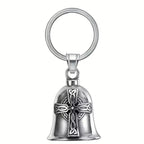 Norse Gods Odin Celtic Knot Motorcycle Bell Necklace Men's Punk Riding Rock Lucky Exorcism Amulet Jewelry
