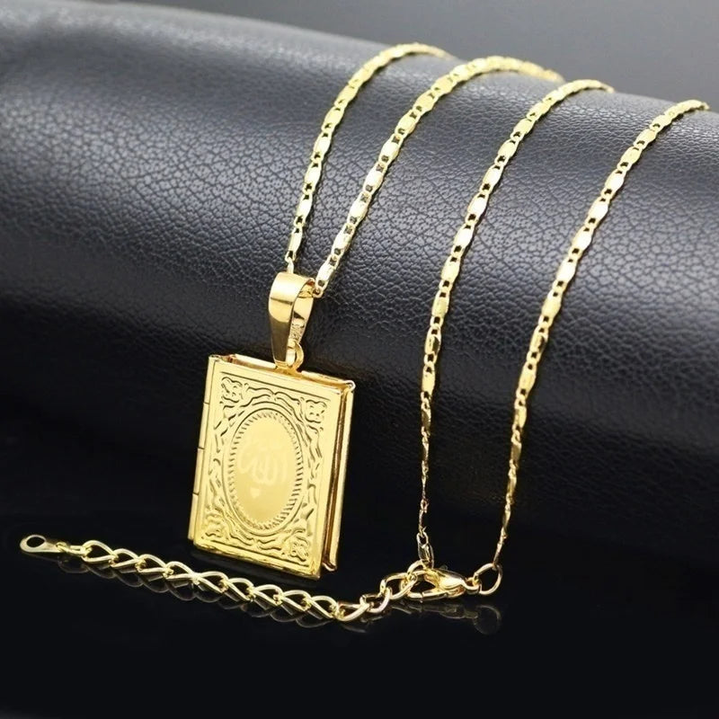 Allah Symbol Pendant Necklace — Zinc Alloy