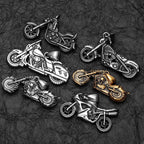 Rider Motorcycle Series Men Necklace Stainless Steel Pendant Chain New in Punk Rock For Women Fashion Jewelry Gifts
