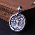 Yggdrasil Tree of Life Pendant Necklace — Mixed Metal