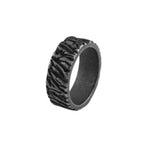 Valknut Black Ring Vintage Viking Triangle Nordic