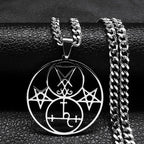 Sigil of Lucifer Pentagram Necklace — SS