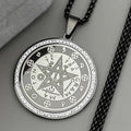 Star Pentagram Chain Necklace — Stainless Steel