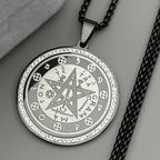 Star Pentagram Chain Necklace — Stainless Steel