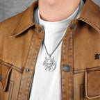 Hell Demon Satan Pendant Necklace — Stainless Steel