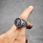 Viking Wolf Ring — Stainless Steel
