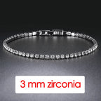 Iced Out Tennis Bracelet Stainless Steel 3/4/5MM
