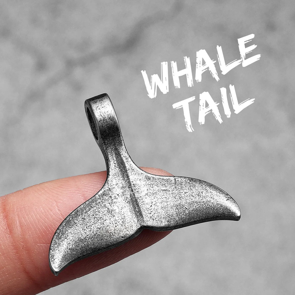 Whale Stainless Steel Pendant Necklace