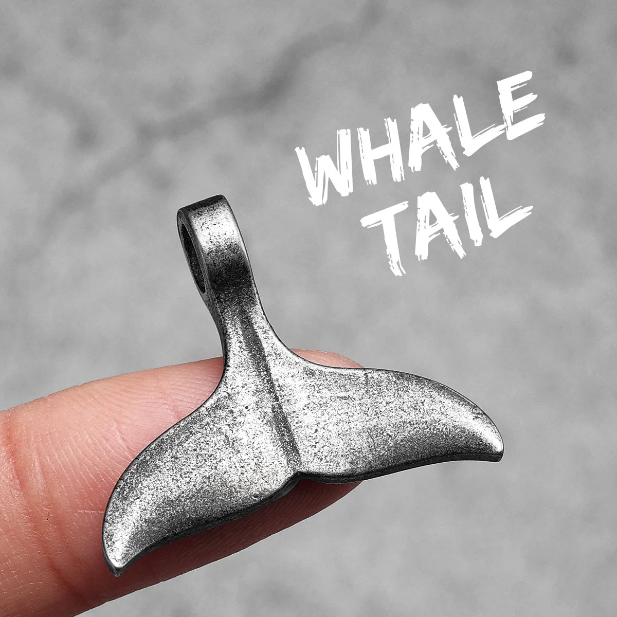 Whale Stainless Steel Pendant Necklace