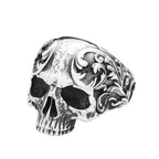 Fashion Punk Vintage Skull Ring Stainless Steel Gothic Biker Ring For Men Women Unique Viking Amulet Jewelry Gift