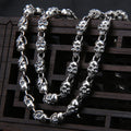 Vintage Skull 925 Silver Pendant Necklace