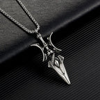 Death Note Halberd Pendant Necklace Misa Amane Cosplay Earrings Adornment Halloween Goth Cross Jewelry Christmas Valentines Gift