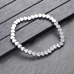 New Arrow Hematite Elastic Bracelet Men Jewelry Armband Heren Fashion Beaded Yoga Bracelet Women Bileklik