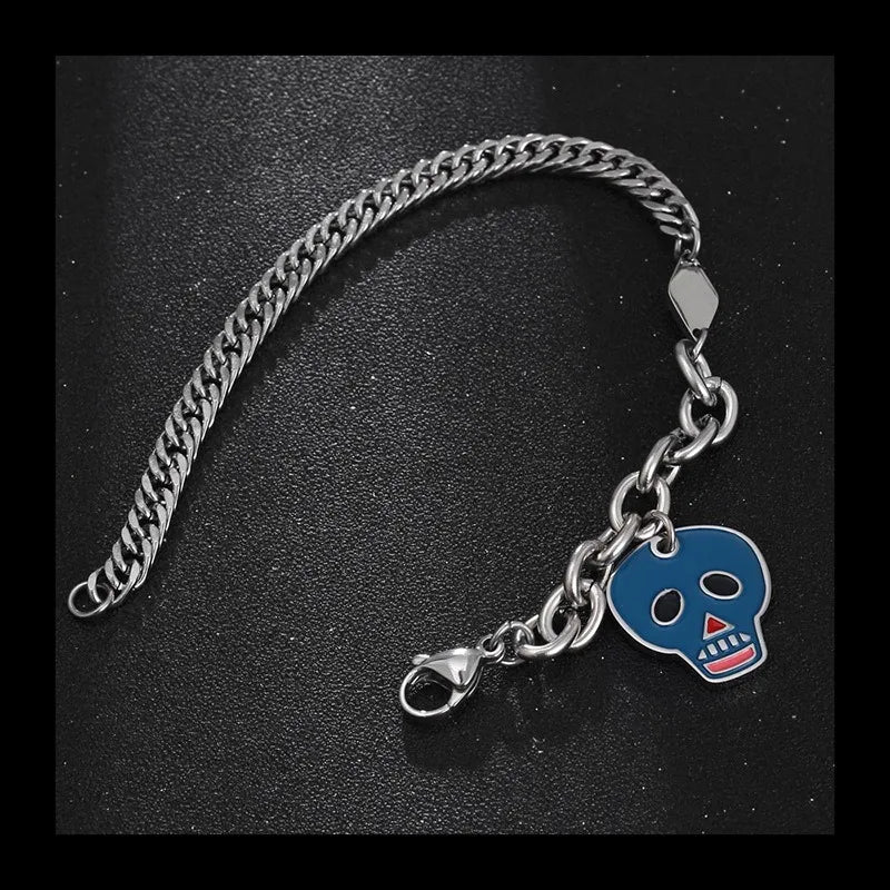 Ghost Head Bracelet — Stainless Steel